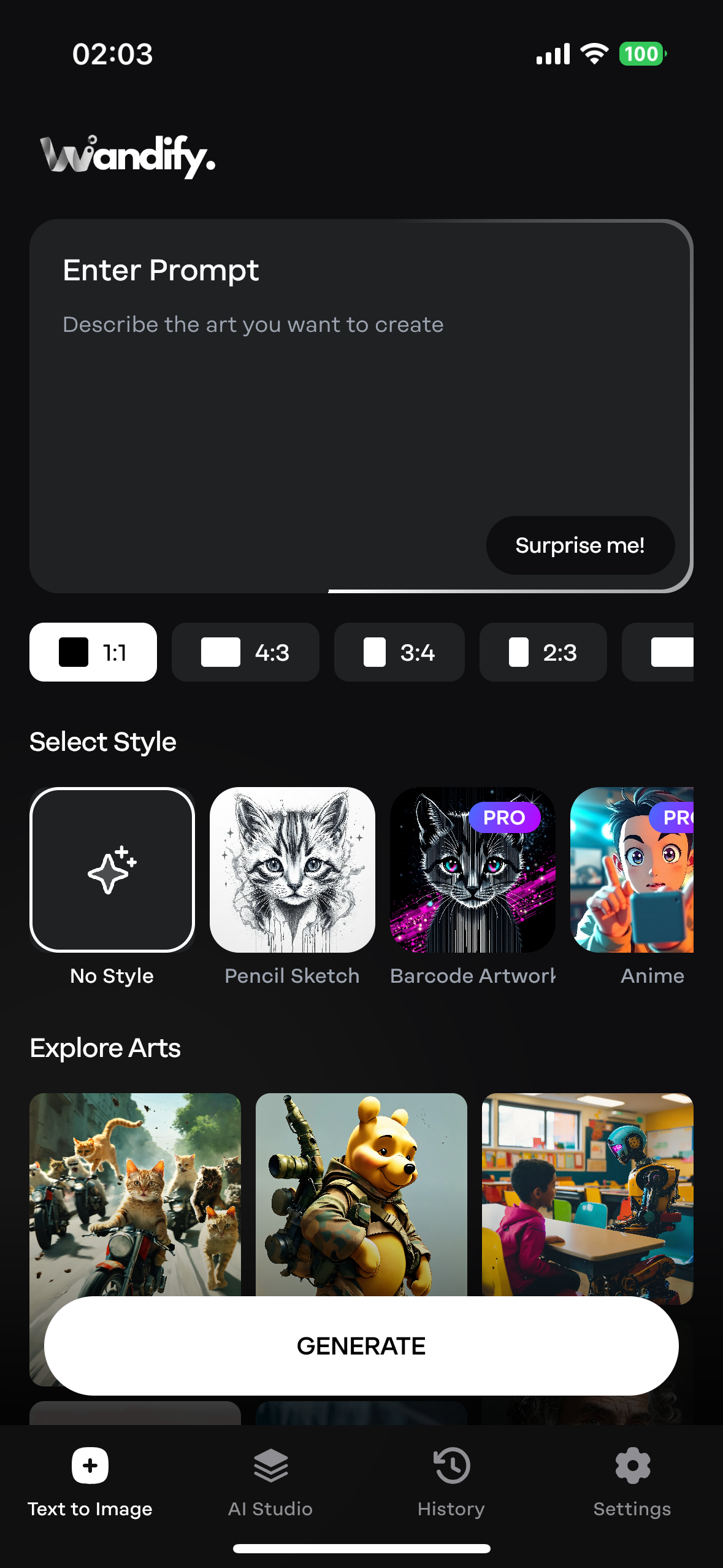 Demo Screen